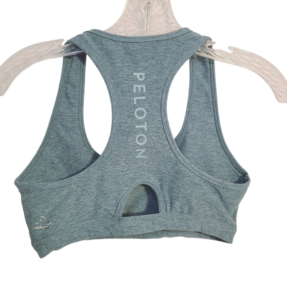 Peloton | Women's Light Green Blue Medium Hold Sports Bra (Size Large) - Picture 11 of 11